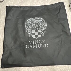 VINCE CAMUTO Dust Bag Cover Drawstring Pouch Gray Textile‎ Fabric Logo 22" x 21"
